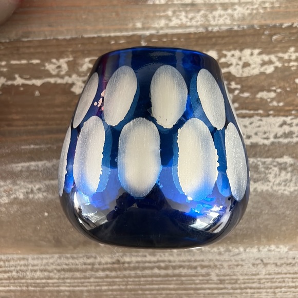 NWT Anthropologie bundle of  holiday festive candle blue and pink - Picture 5 of 5